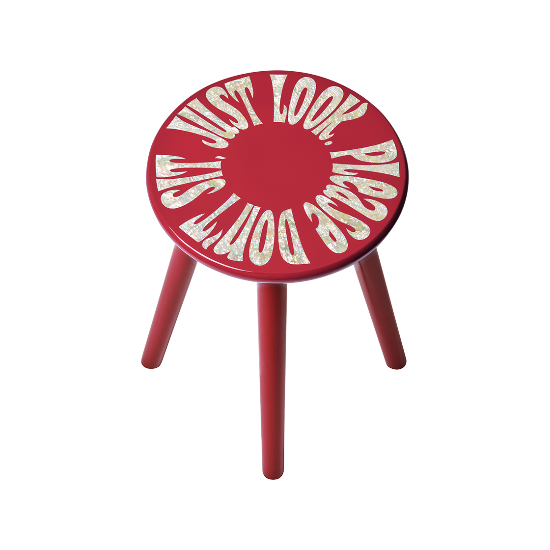 세이투셰 자개 스툴 핑크