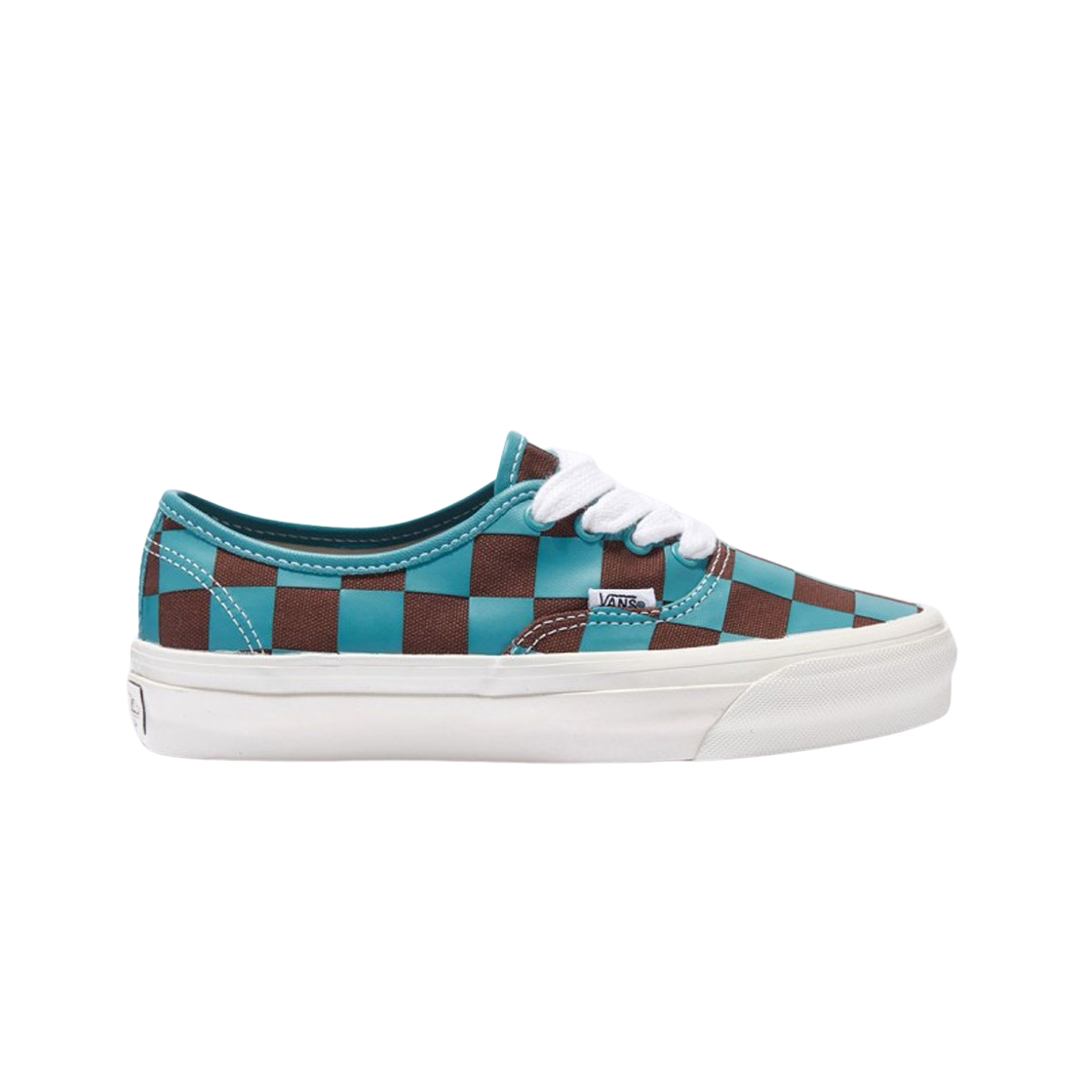 VN000D5KERD Vans Premium Authentic 44 Checkerboard Teal Brown