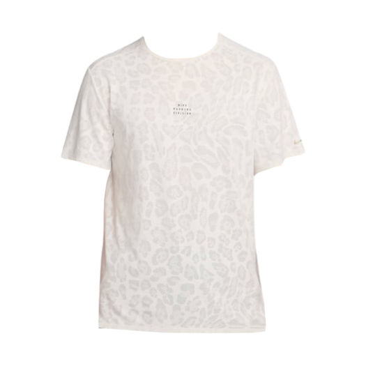 Nike Rise 365 Run Division Dri-Fit Short Sleeve Running Top Light Bone - Asia