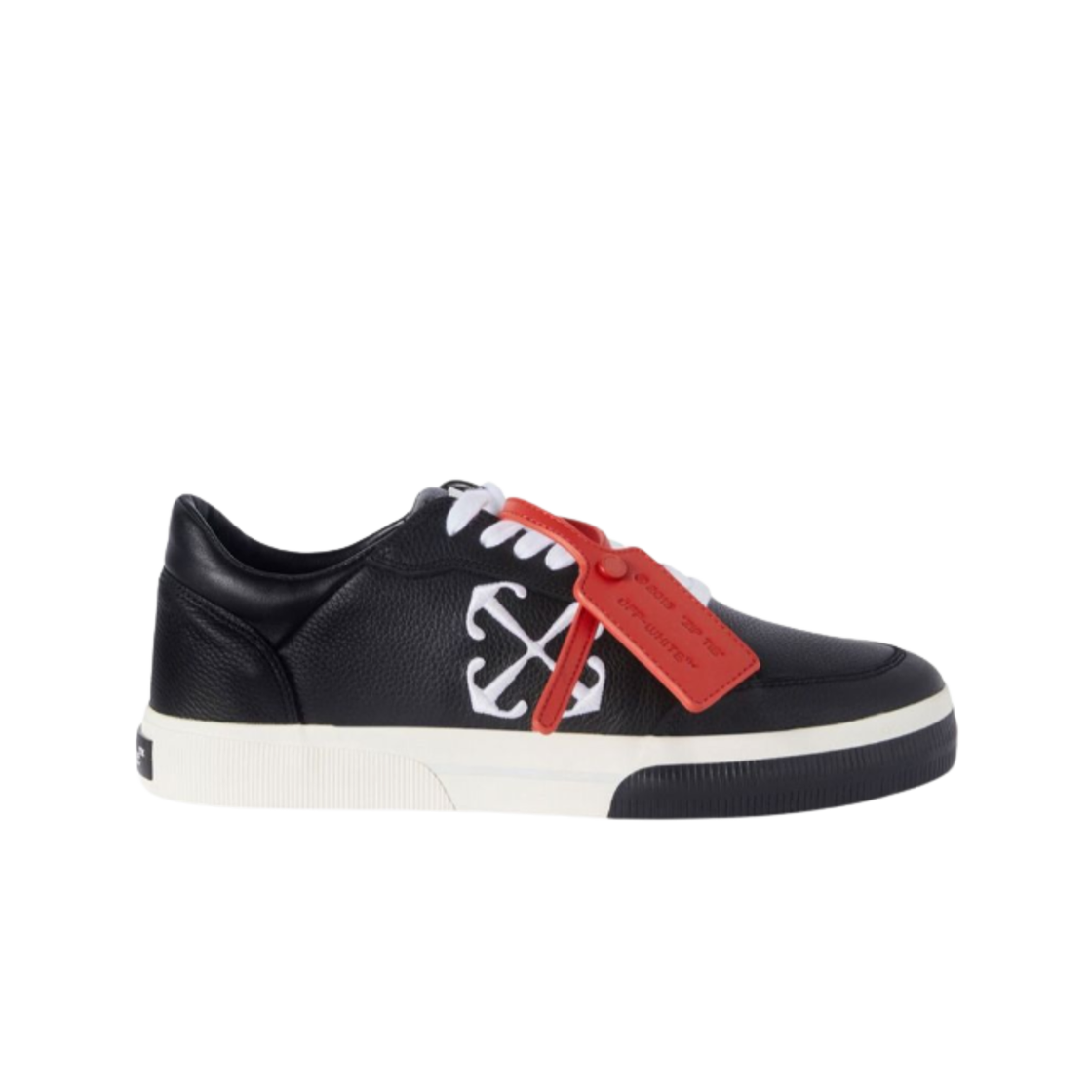 오프화이트 뉴 로우 벌크 스니커즈 블랙 화이트(Off-White New Low Vulcanized Sneakers Black White)