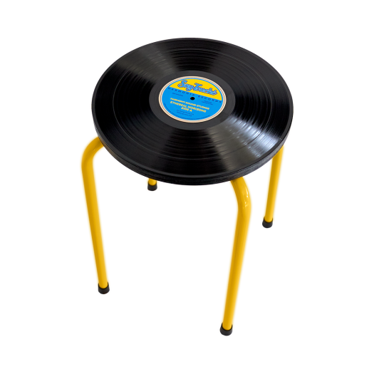 _SAYTOUCHE83 Say Touche Vinyl Stool Yellow