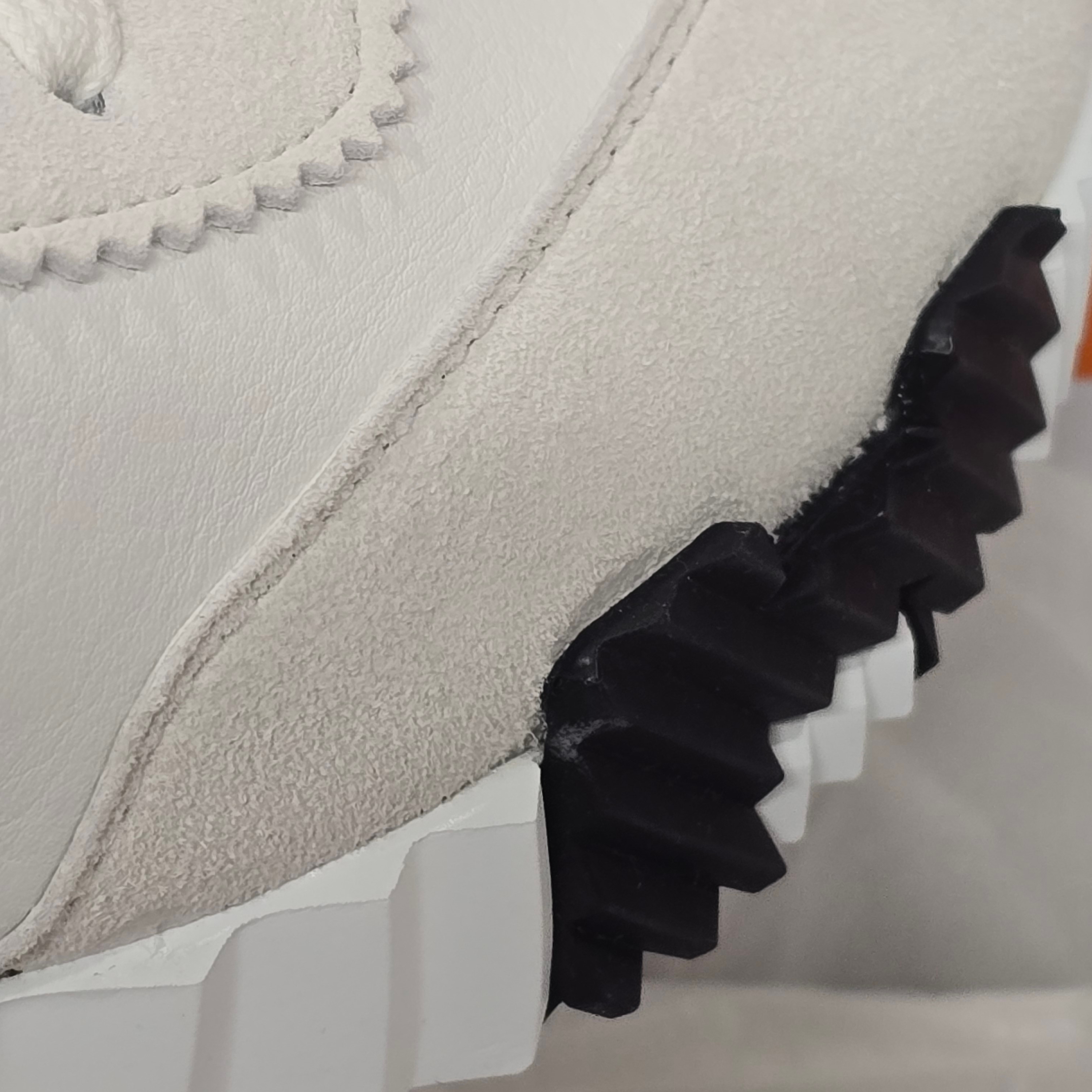 (W) Hermes Bouncing Sneakers Calfskin Suede Goatskin & Blanc 착용 스타일 - 2