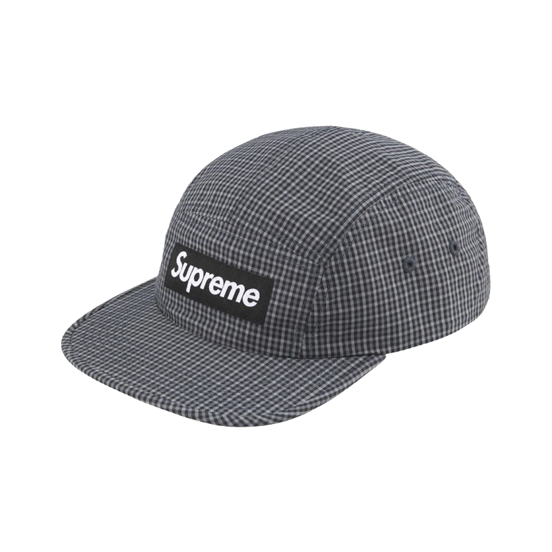 슈프림 코듀라 플레이드 캠프캡 블랙 - 25SS | Supreme | KREAM
