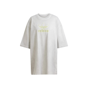 (W) Adidas Adilenium Season 2 Washed Oversized Trefoil T-Shirt Gender Neutral Grey Two - US Sizing