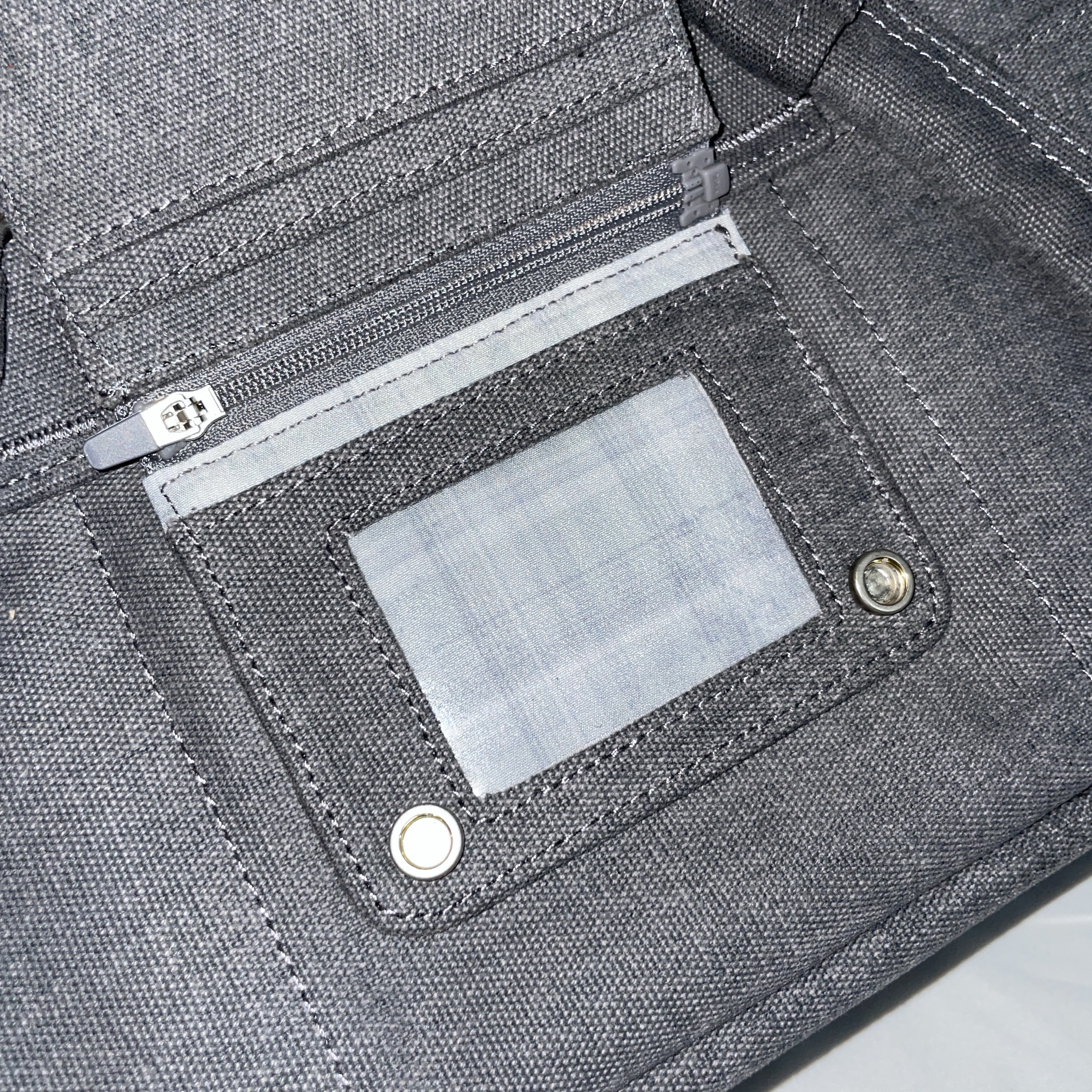 OJOS Detachable Keyring Baguette Bag Stone Blue 착용 스타일 - 3