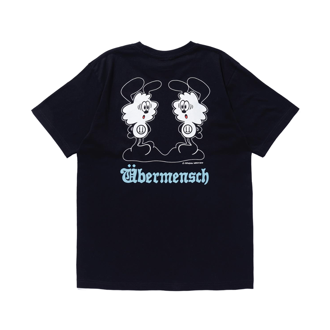 지드래곤 x 베르디 위버멘쉬 팸 티셔츠 블랙(G-DRAGON x Verdy Ubermensch FAM T-Shirt Black)