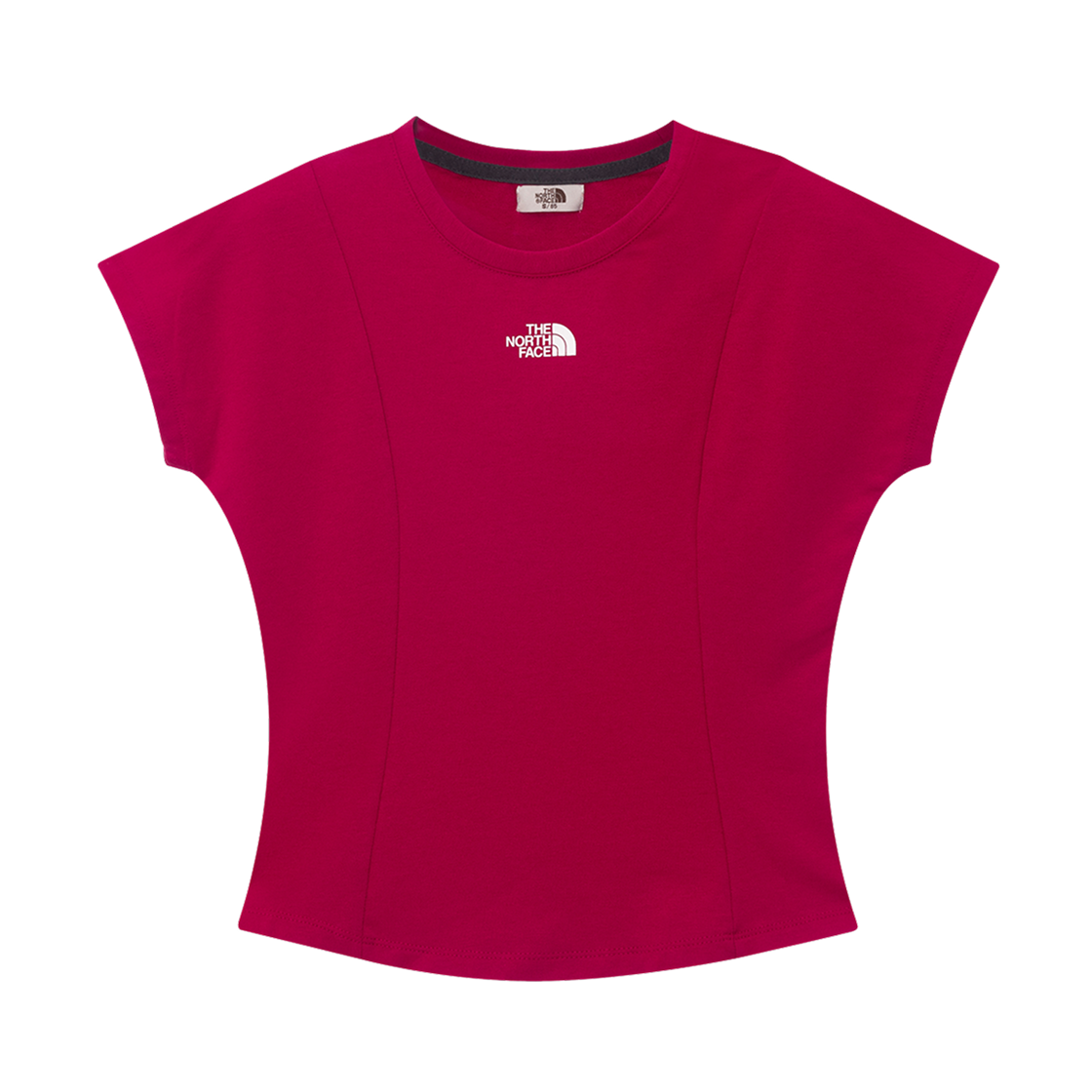 NT7UR30L (W) The North Face White Label Delphie S/S T-Shirt Hot Pink