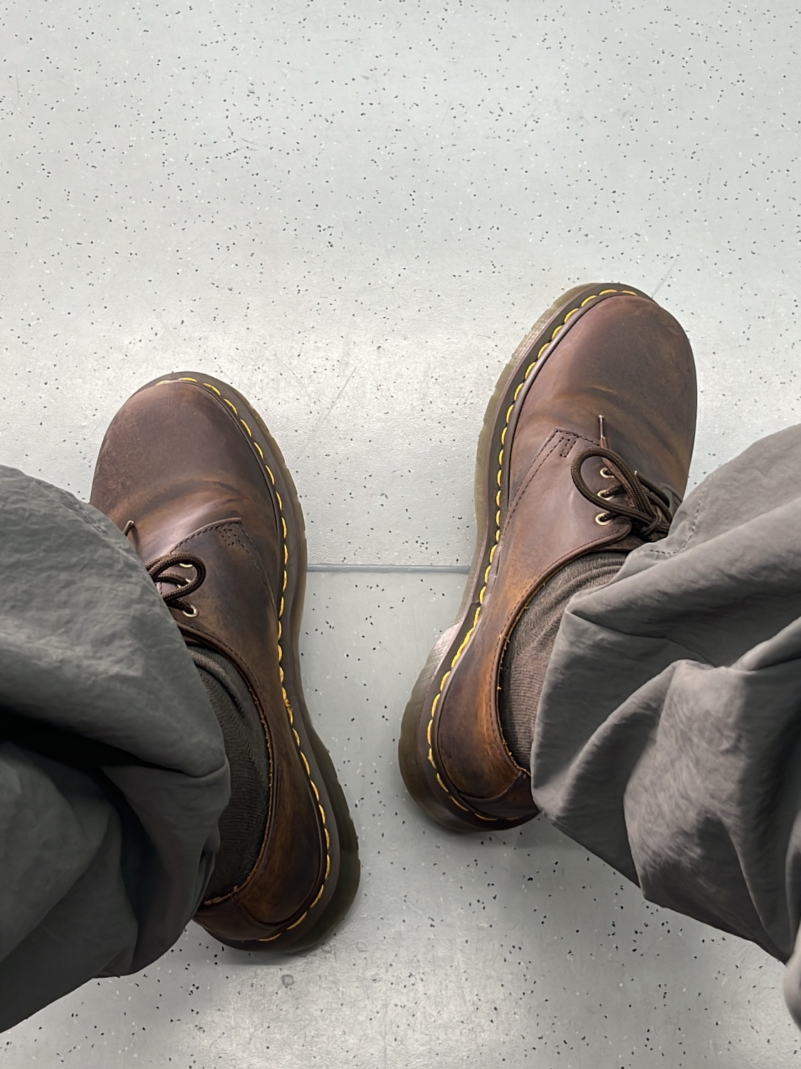 Dr. Martens 1461 Crazy Horse Dark Brown, Dr. Martens 1461 Crazy Horse Dark Brown 착용 스타일 - 3