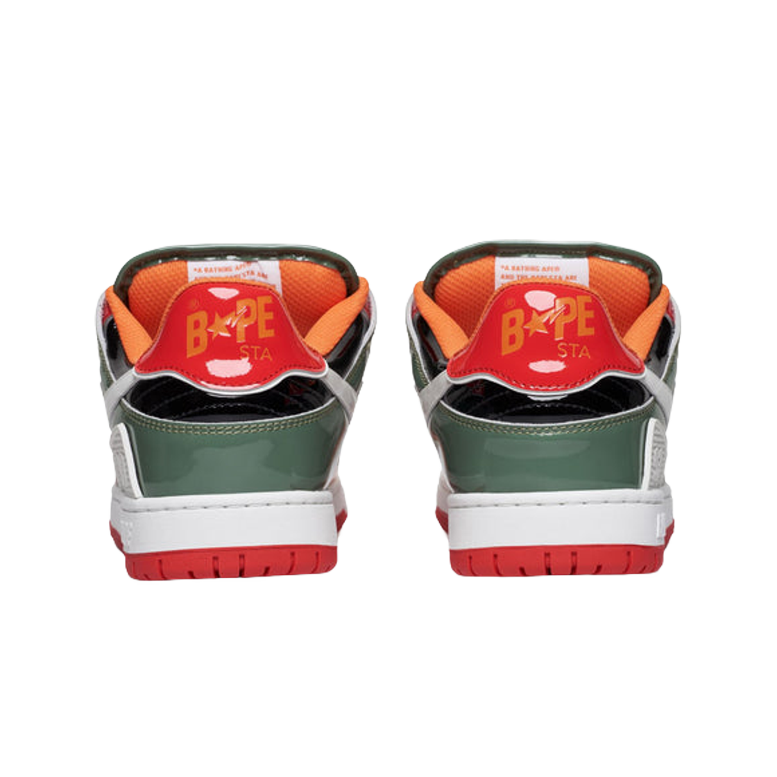 베이프 SK8 스타 볼드 #2 오렌지(BAPE SK8 Sta Bold #2 Orange) - 2