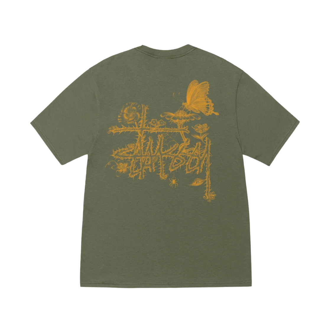 스투시 인 블룸 티셔츠 올리브(Stussy In Bloom T-Shirt Olive)