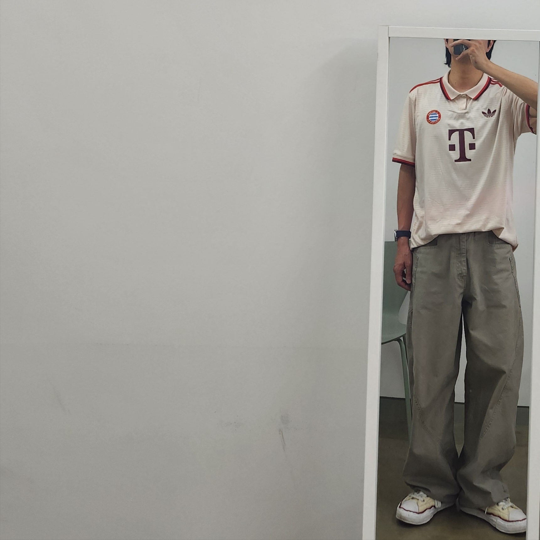 Adidas Bayern Munchen 2024/25 3rd Jersey Linen - KR Sizing (Non Marking Ver.) 착용 스타일