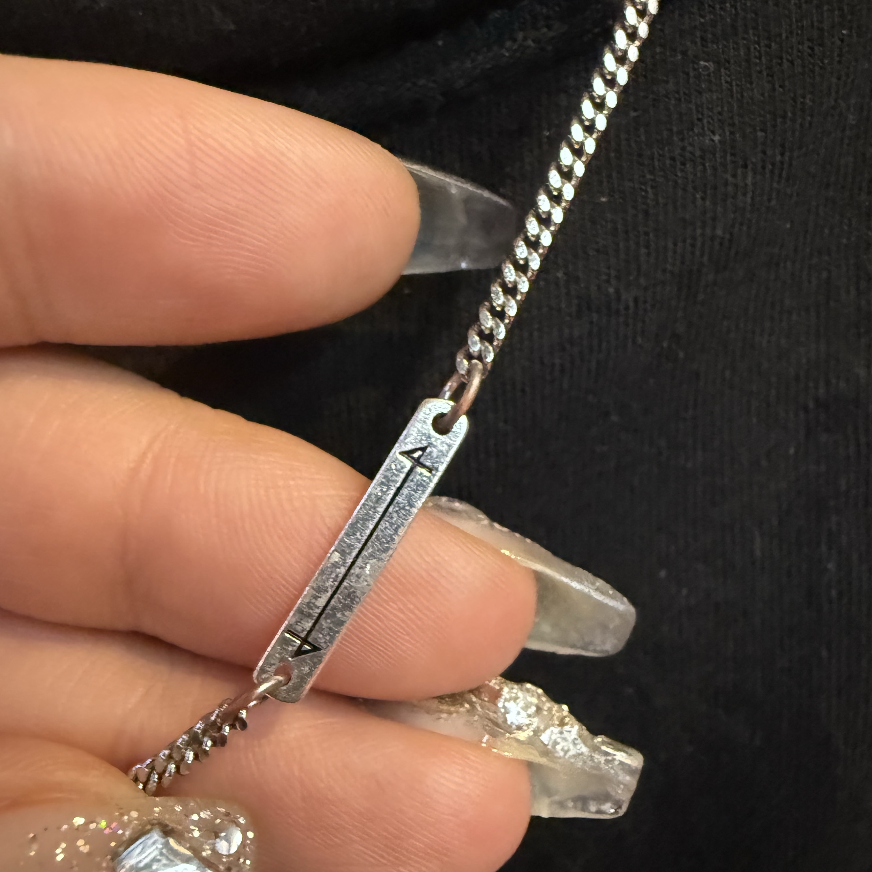 Nonenon Sketch Love Necklace 1, Nonenon Dice Necklace 착용 스타일