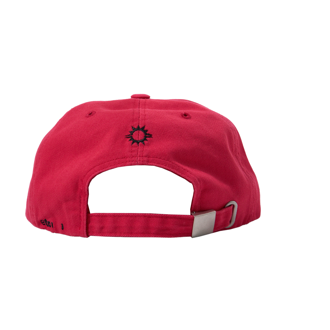 헬로선라이즈 ETC 블랭크 선라이즈 댄싱 6패널 캡 체리 레드(HS x ETCblank Sunrise Dancing 6panel Cap Cherry Red) - 3