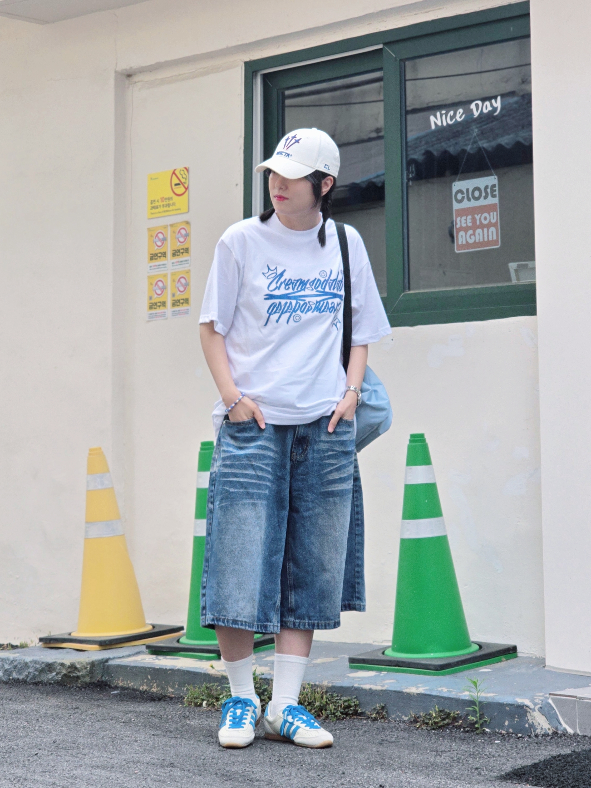 Nike x Drake Nocta NRG LU L91 Cap White, Jansport Half Pint Mini Backpack Blue Dusk 착용 스타일 - 2