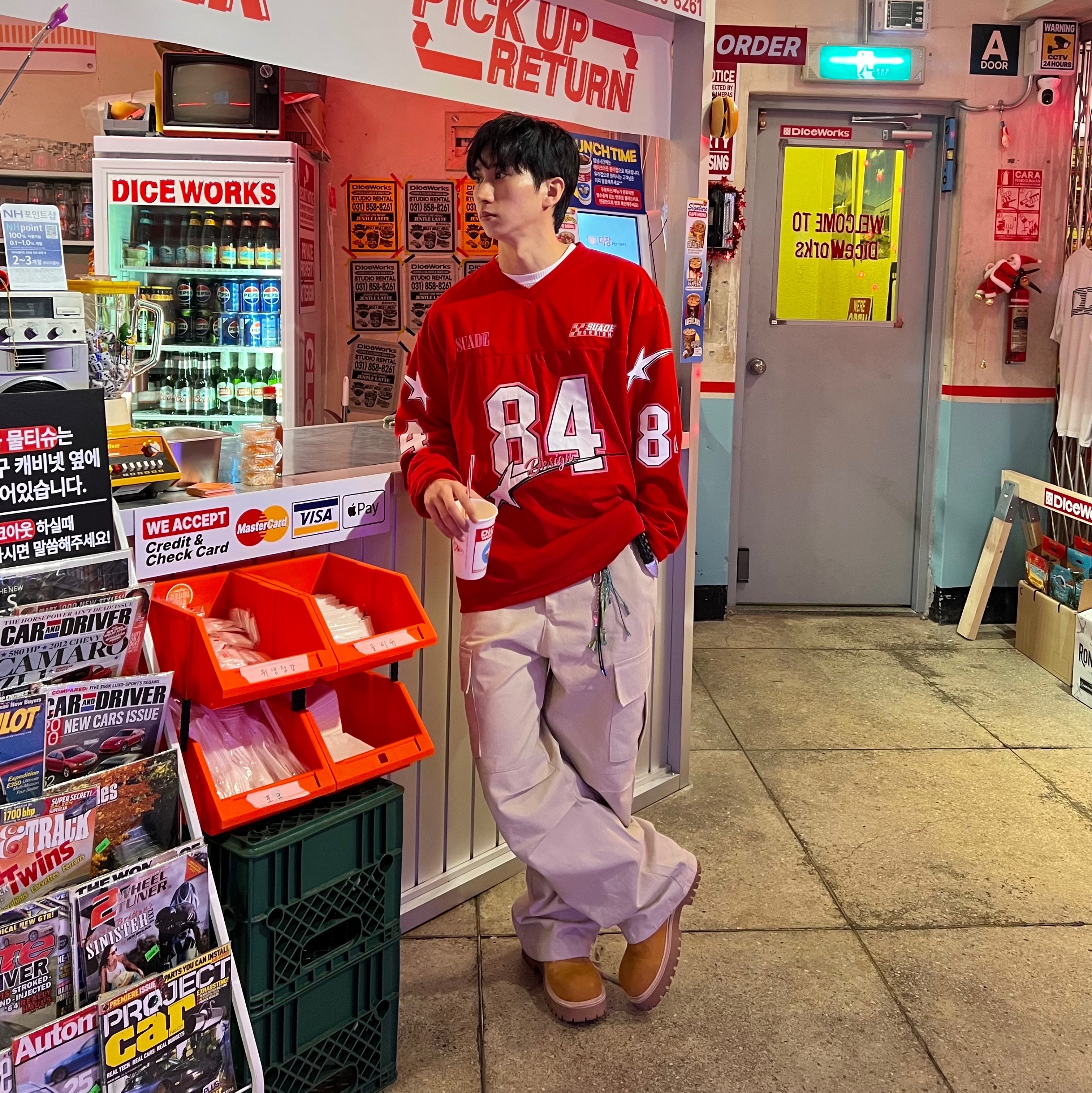Kinchi x My Name Is Peter Boots - 888 (a) Yellow 착용 스타일