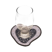 Say Touche Liquified Persian Coaster Black