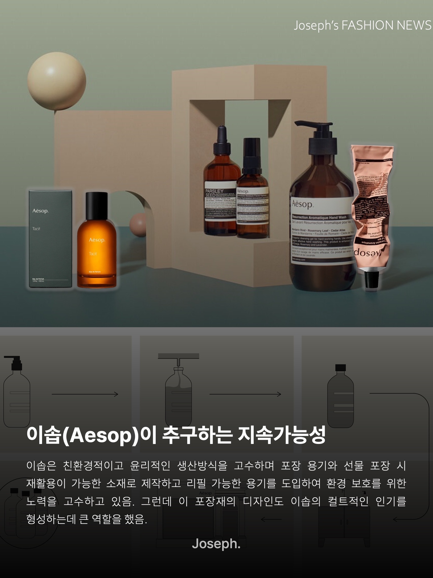 Aesop Resurrection Aromatique Hand Wash with Pump 500ml, Aesop Tacit Eau De Parfum 50ml 착용 스타일 - 9