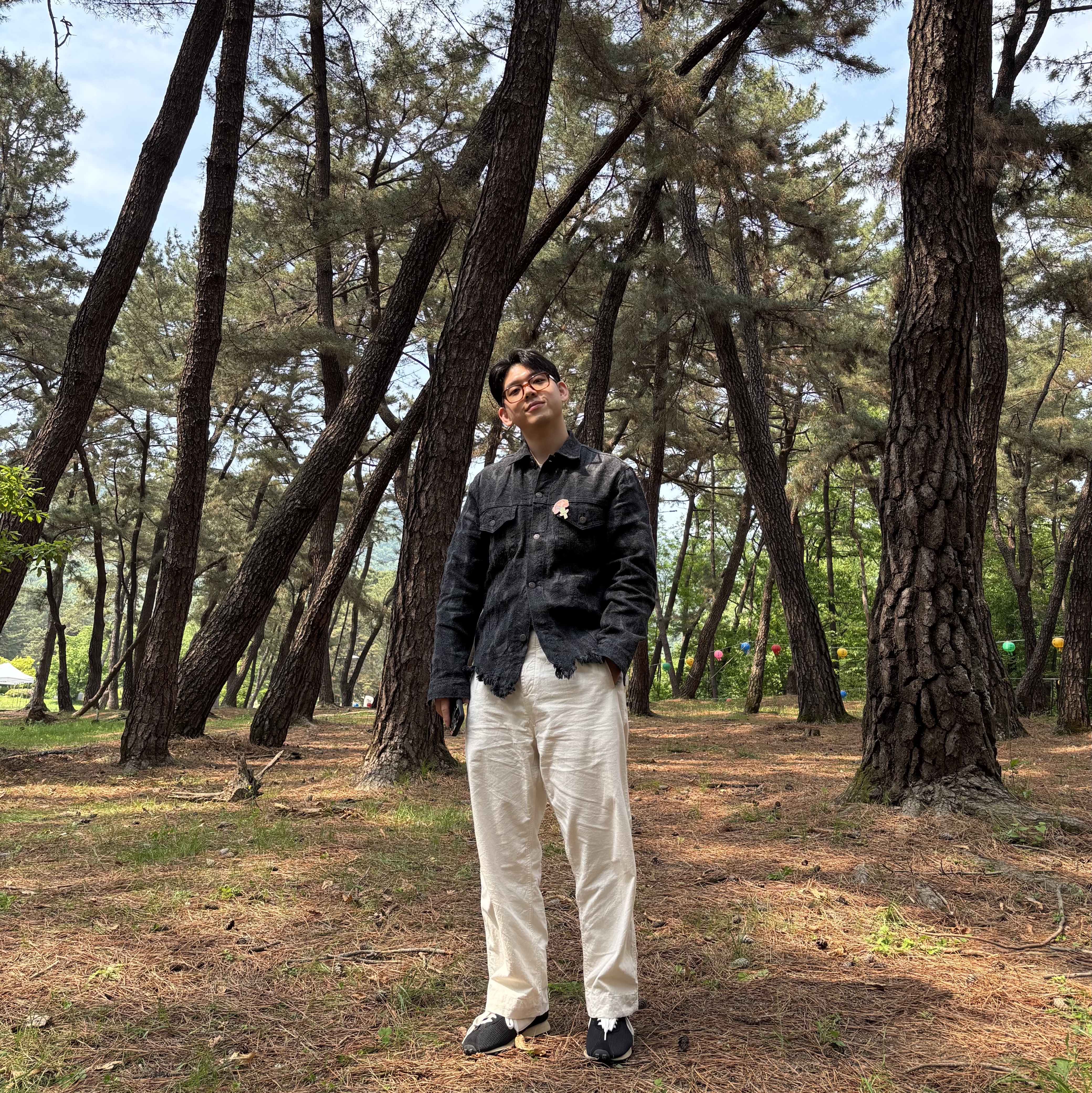 Kapital 12 oz. Magpie Denim 3rd Jacket Black, Nike LD-1000 SP Black and Sail 착용 스타일