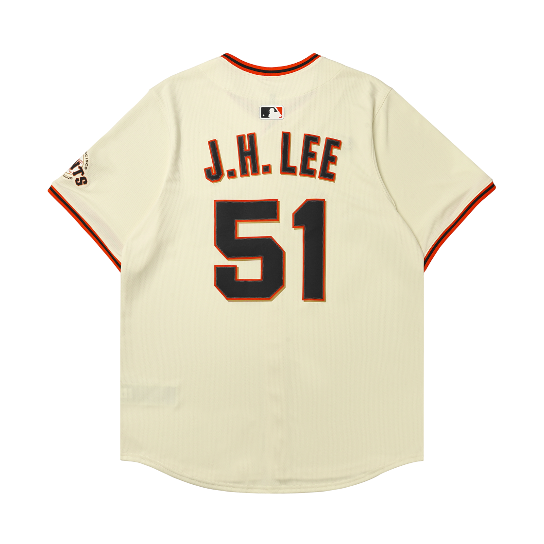 나이키 MLB 샌프란시스코 자이언츠 이정후 홈 리미티드 저지 코코넛 밀크(Nike MLB San Francisco Giants Lee Jung Hoo Home Limited Jersey Coconut Milk)
