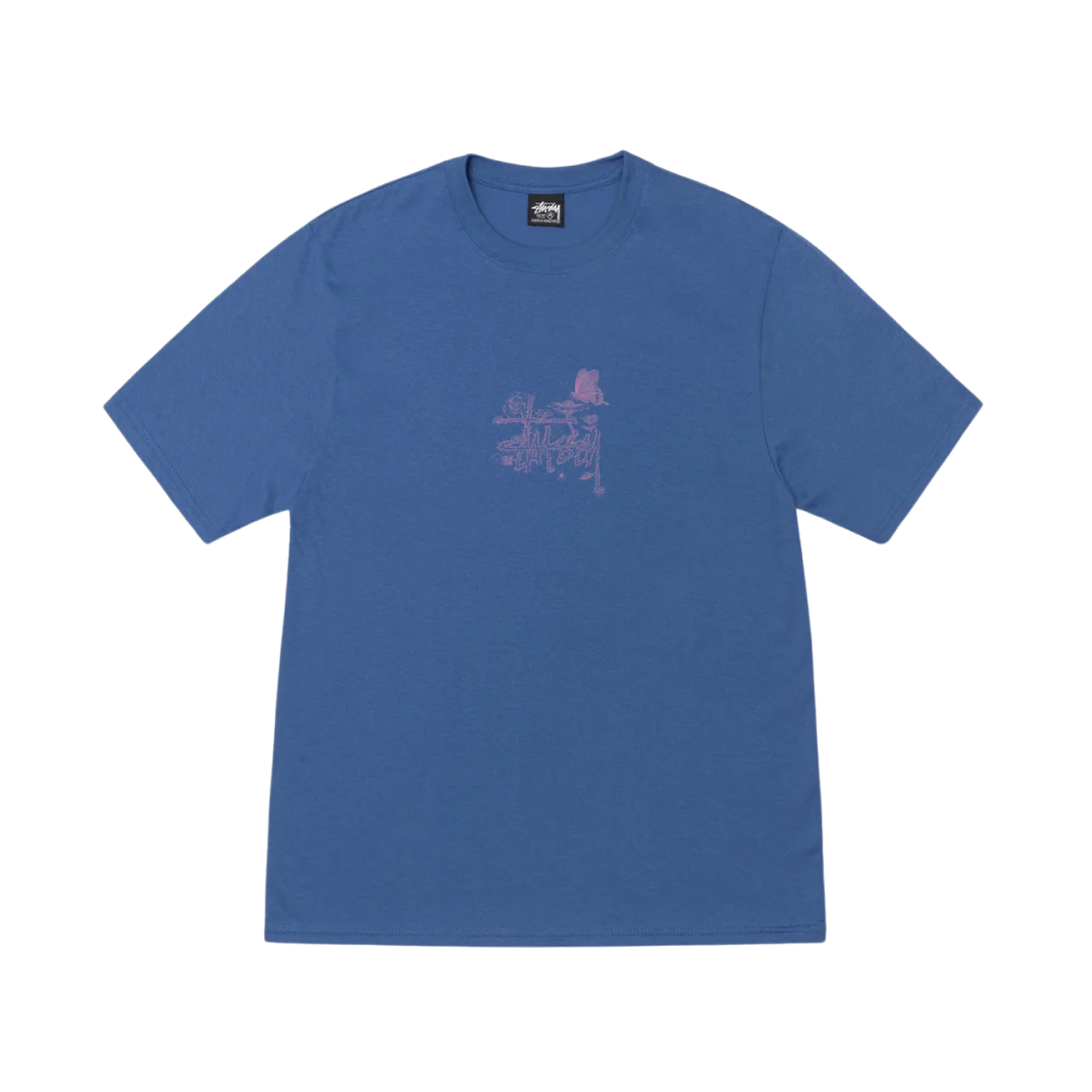 스투시 인 블룸 티셔츠 블루(Stussy In Bloom T-Shirt Blue) - 2