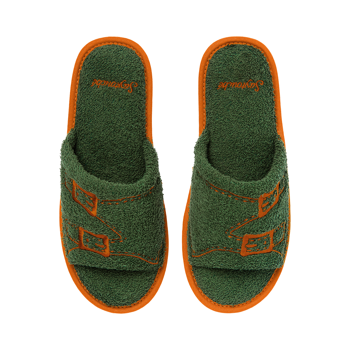 세이투셰 버클 룸 슈즈 그린(Say Touche Buckle Room Shoes Green)
