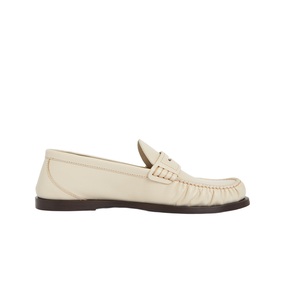 820648-AAELH-1001 (W) Saint Laurent Loafers Ivory