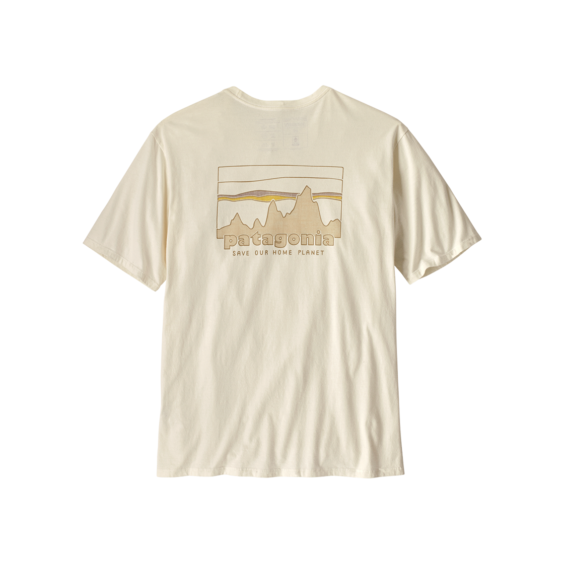 파타고니아 '73 스카이라인 오가닉 티셔츠 버치 화이트(Patagonia '73 Skyline Organic T-Shirt Birch White) - 1