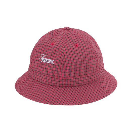 슈프림 코듀라 플레이드 벨 햇 블루 - 25SS | Supreme | KREAM