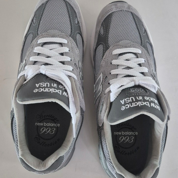 New Balance 993 Made in USA Grey - D Standard 착용 스타일