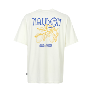 Malbon Golf Golf Wear Short Sleeve T-Shirt Ivory