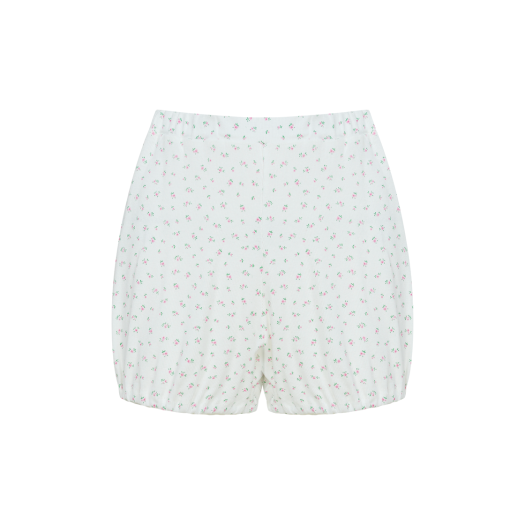 2025SP2102WTF Letter From Moon Penny Punching Balloon Shorts White