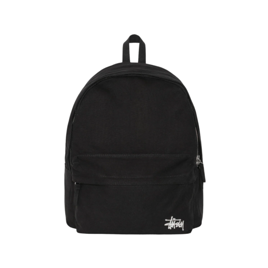 스투시 캔버스 백팩 워시드 블랙 | Stussy | KREAM