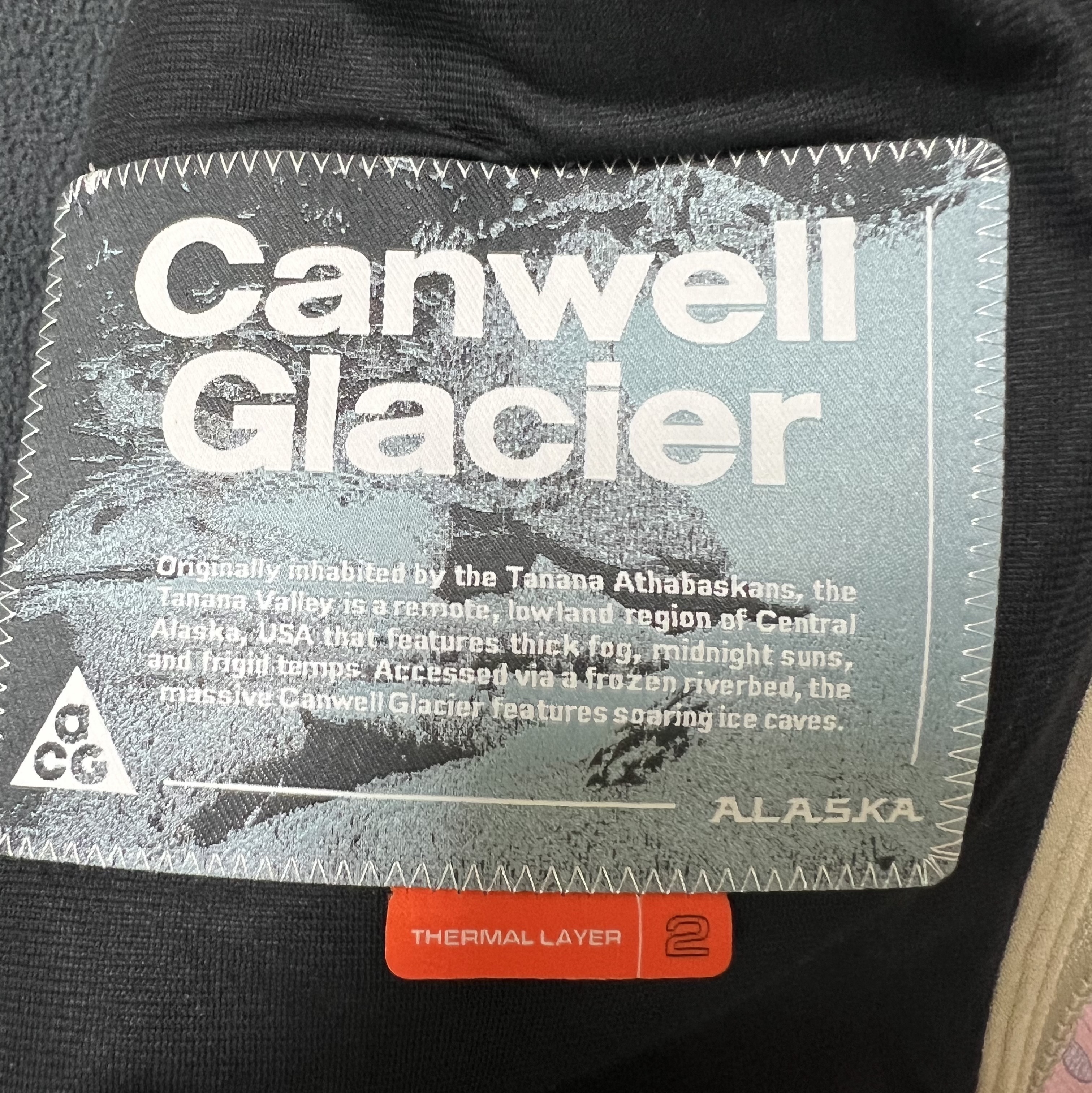Nike ACG Canwell Glacier Therma-Fit ADV Windproof Jacket Khaki - Asia, Nike ACG Trail Pants Black Anthracite - Asia 착용 스타일 - 5