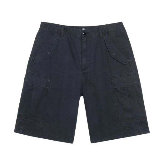 Stussy Cargo Shorts Ripstop Black