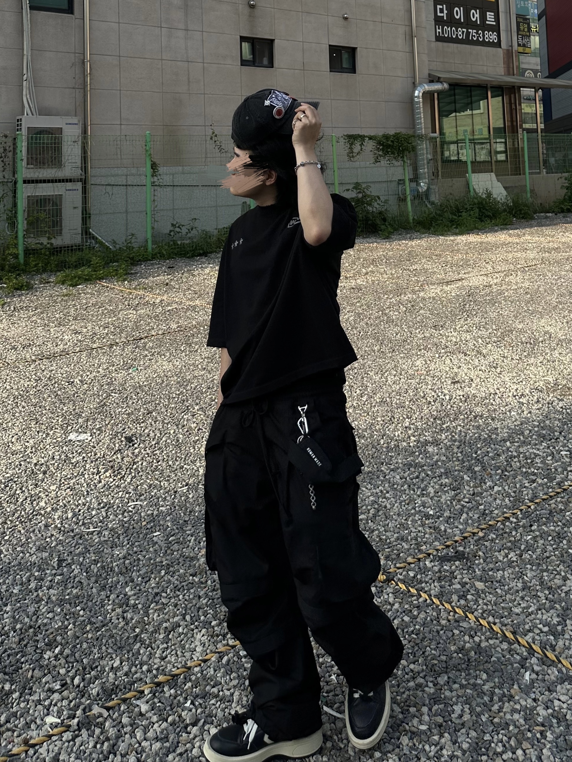 Converse x Drkshdw Turbowpn Black Cream, Wapworks Hard Knocks Cargo Pants Gas 착용 스타일 - 2
