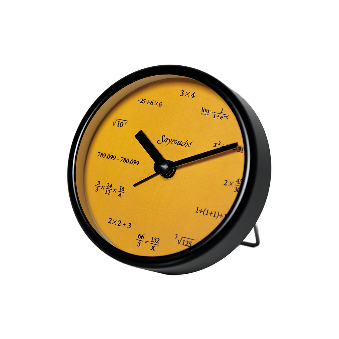 세이투셰 퀴즈 테이블 클락 옐로우(Say Touche Quiz Table Clock Yellow)