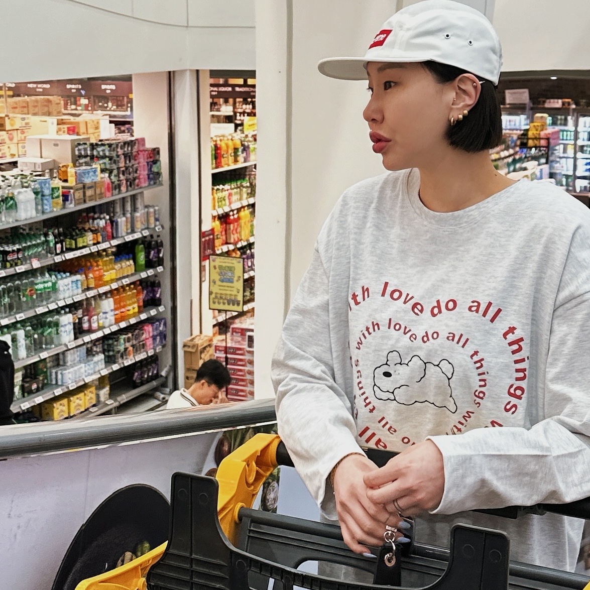 Supreme Waxed Ripstop Camp Cap White - 24FW 착용 스타일 - 1