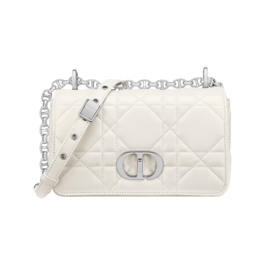 Dior Soft Dior Caro Small Bag Macrocannage Lambskin Latte