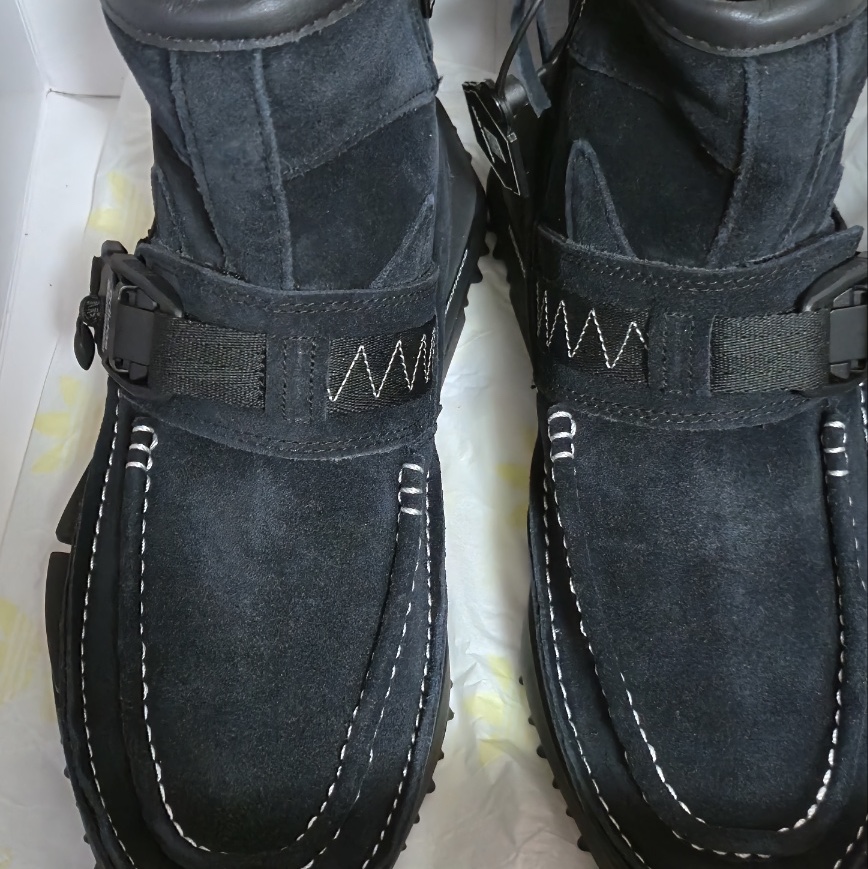 Adidas x Neighborhood NMD S1 Boots Core Black Cloud White 착용 스타일