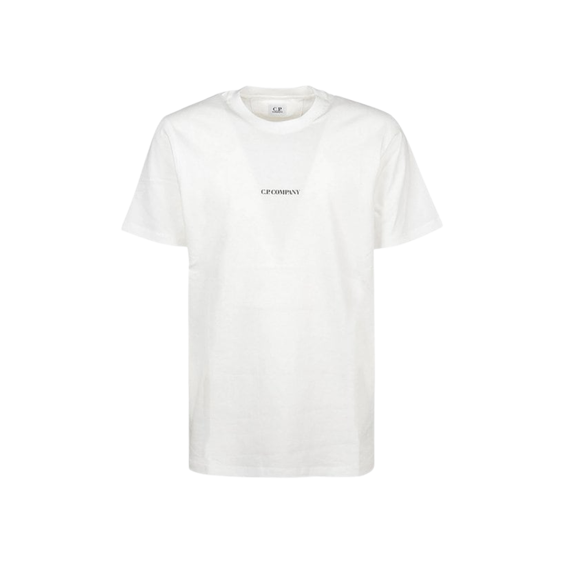 10CMTS213A006011W103 C.P. Company Logo Print T-Shirt White - 21SS