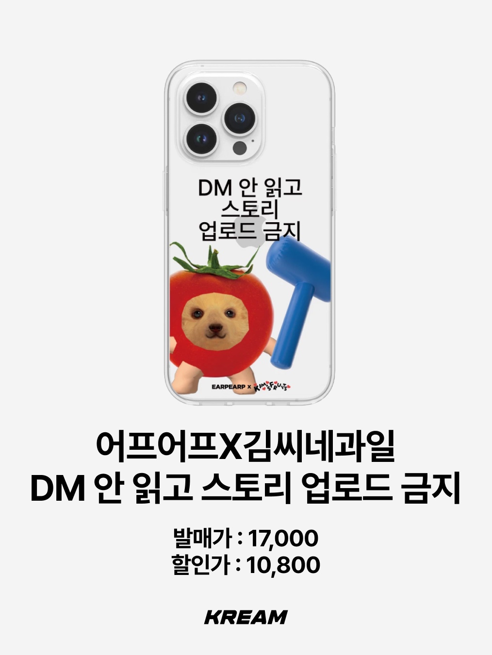[EARPEARP X KIMS FRUITS] Don’t hold me back today Hard Case, [EARPEARP X KIMS FRUITS] Floating into Friday Hard Case 착용 스타일 - 9