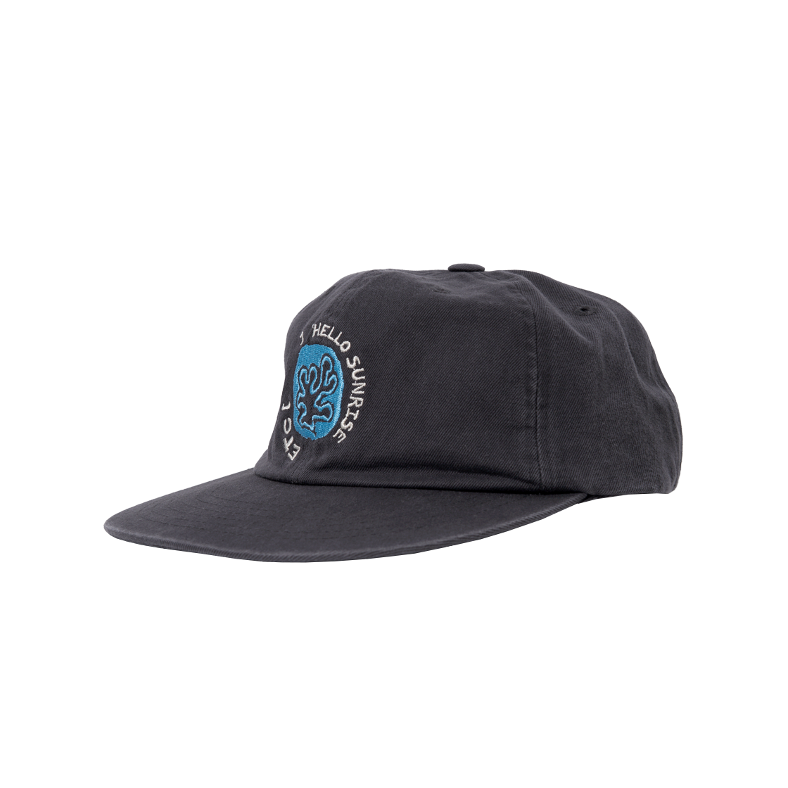 【HELLO SUNRISE】HS x ETCblank Coral Dream 6panel Cap/追跡付 헬로선라이즈 ETC블랭크 코랄 드림 6패널 캡_차콜 | Hello