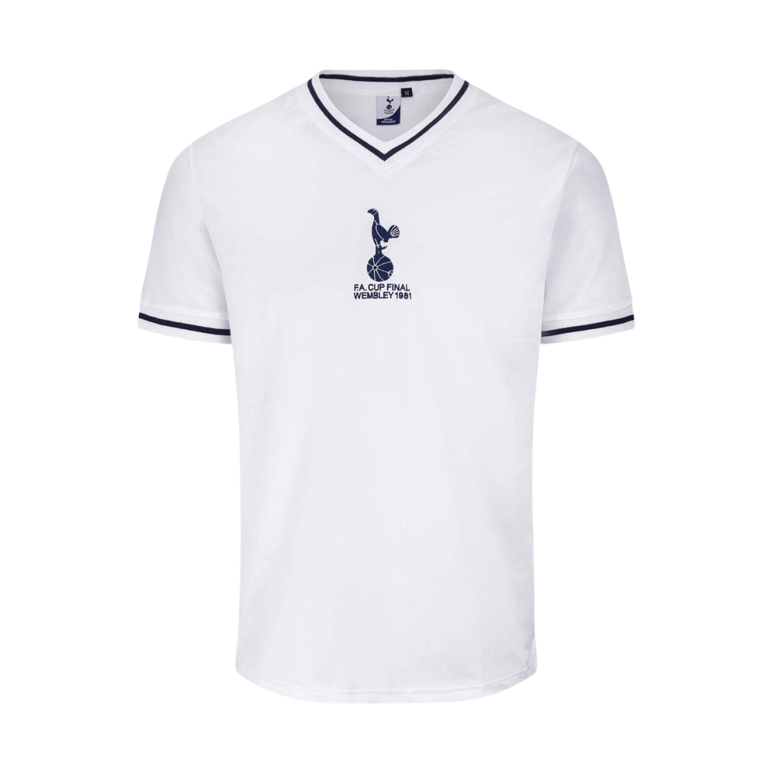 토트넘 홋스퍼 스퍼스 레트로 81 홈 FA컵 파이널 셔츠 화이트 (논 마킹 버전)(Tottenham Hotspur Spurs Retro 81 Home FA Cup Final Shirt White (Non Marking Ver.))
