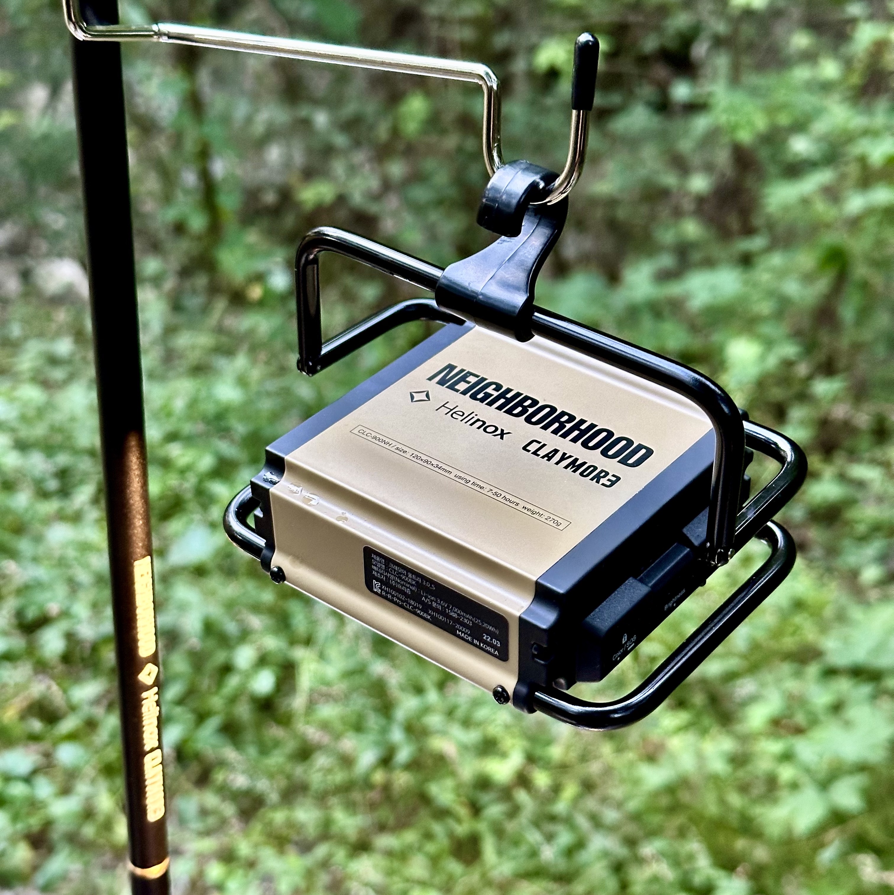 Helinox x Neighborhood x Claymore Ultra 3.0 S A-Lanthanum Natural (Korean Ver.) - 22SS, Helinox x Neighborhood x Claymore A-Multi Pile Driver Black - 22SS 착용 스타일