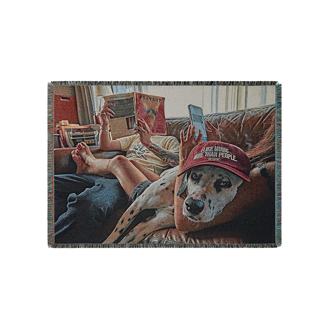 세이투셰 포토 우븐 블랭킷 01