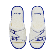 Say Touche Buckle Room Shoes Cream