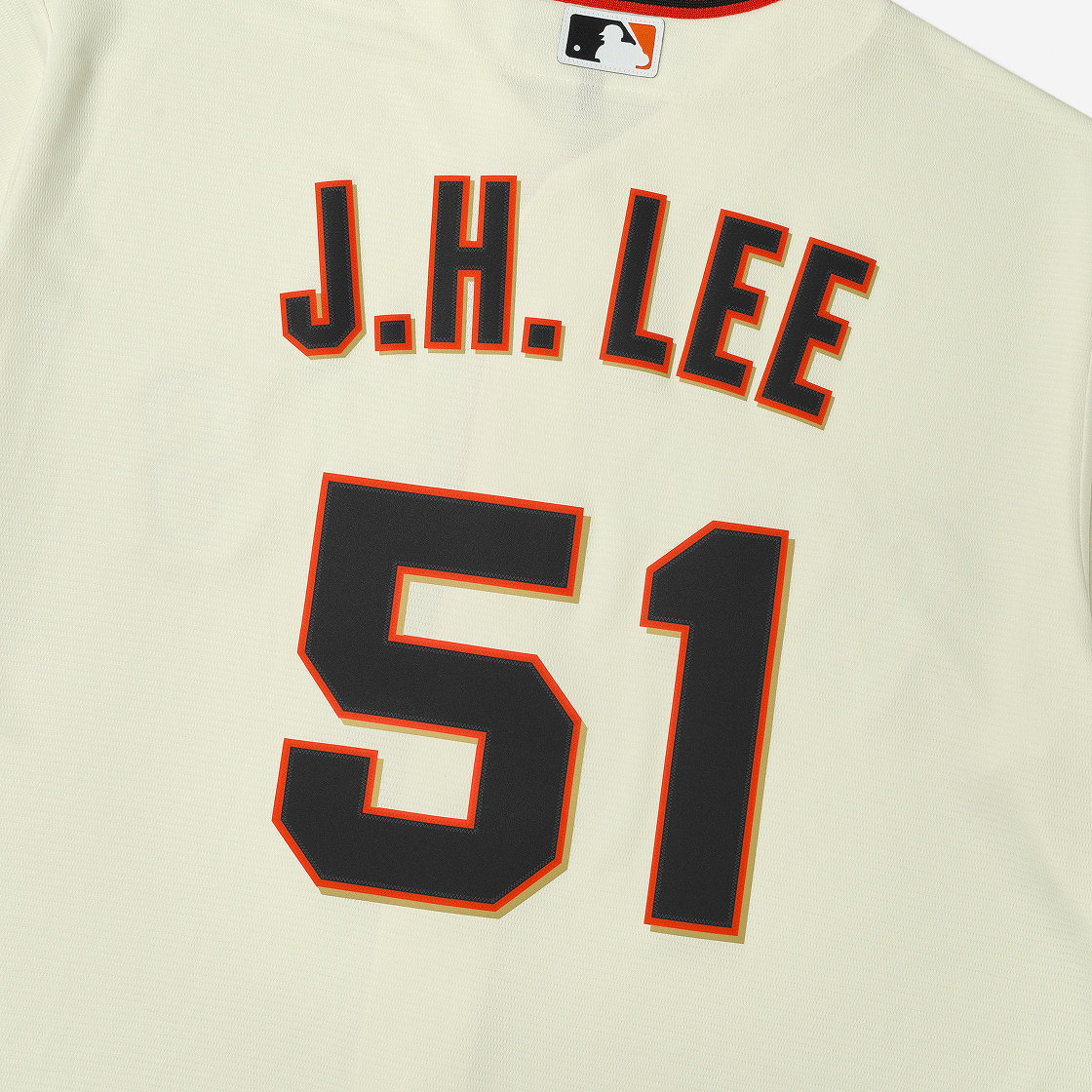 나이키 MLB 샌프란시스코 자이언츠 이정후 홈 레플리카 저지 코코넛 밀크(Nike MLB Sanfrancisco Giants Lee Jung Hoo Home Replica Jersey Coconut Milk) - 5