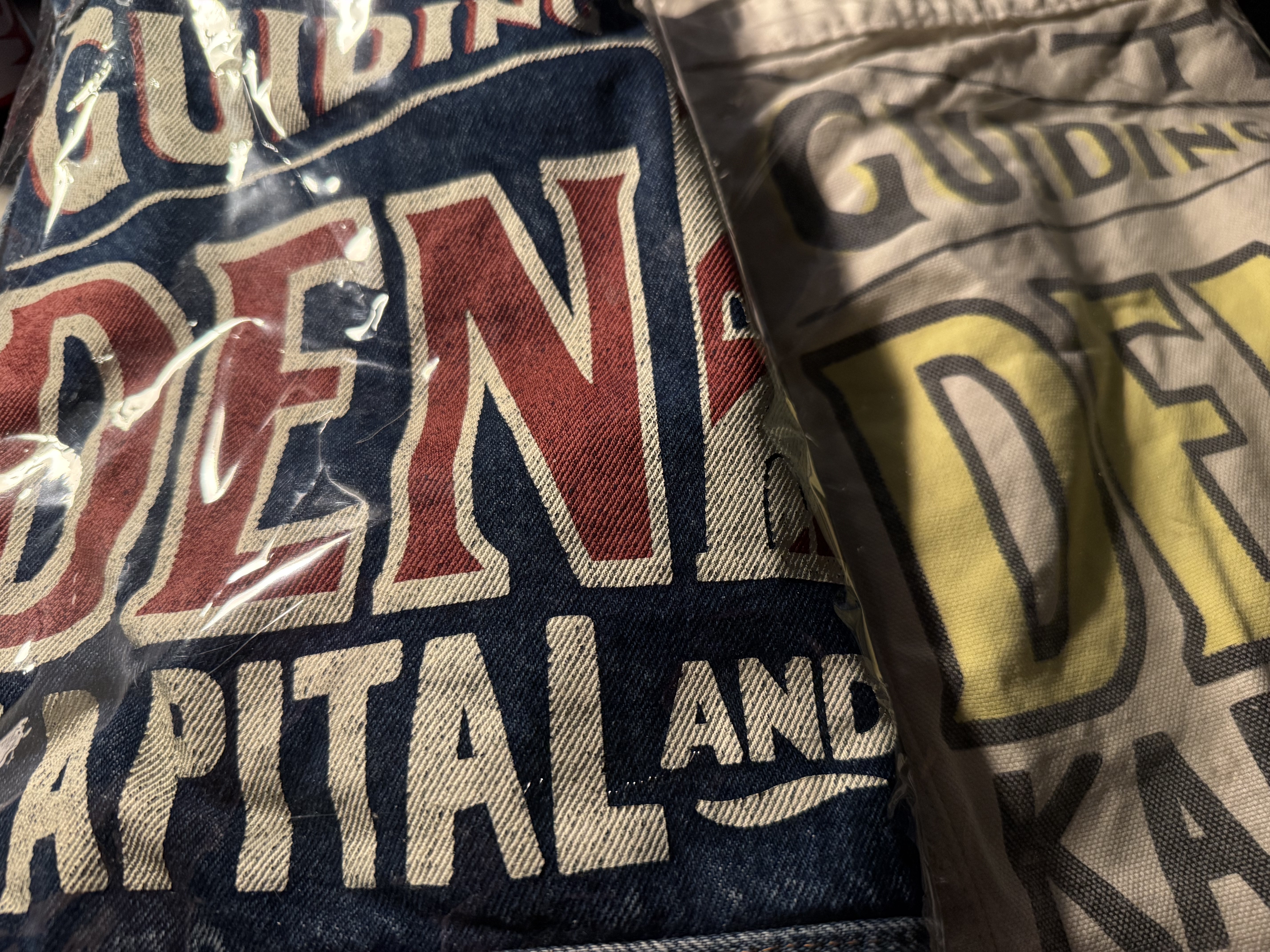 Kapital 13 oz. Denim News Paper Bag Guiding Light Processing, Kapital Canvas Newspaper Bag Guiding Light Kinari 착용 스타일 - 1