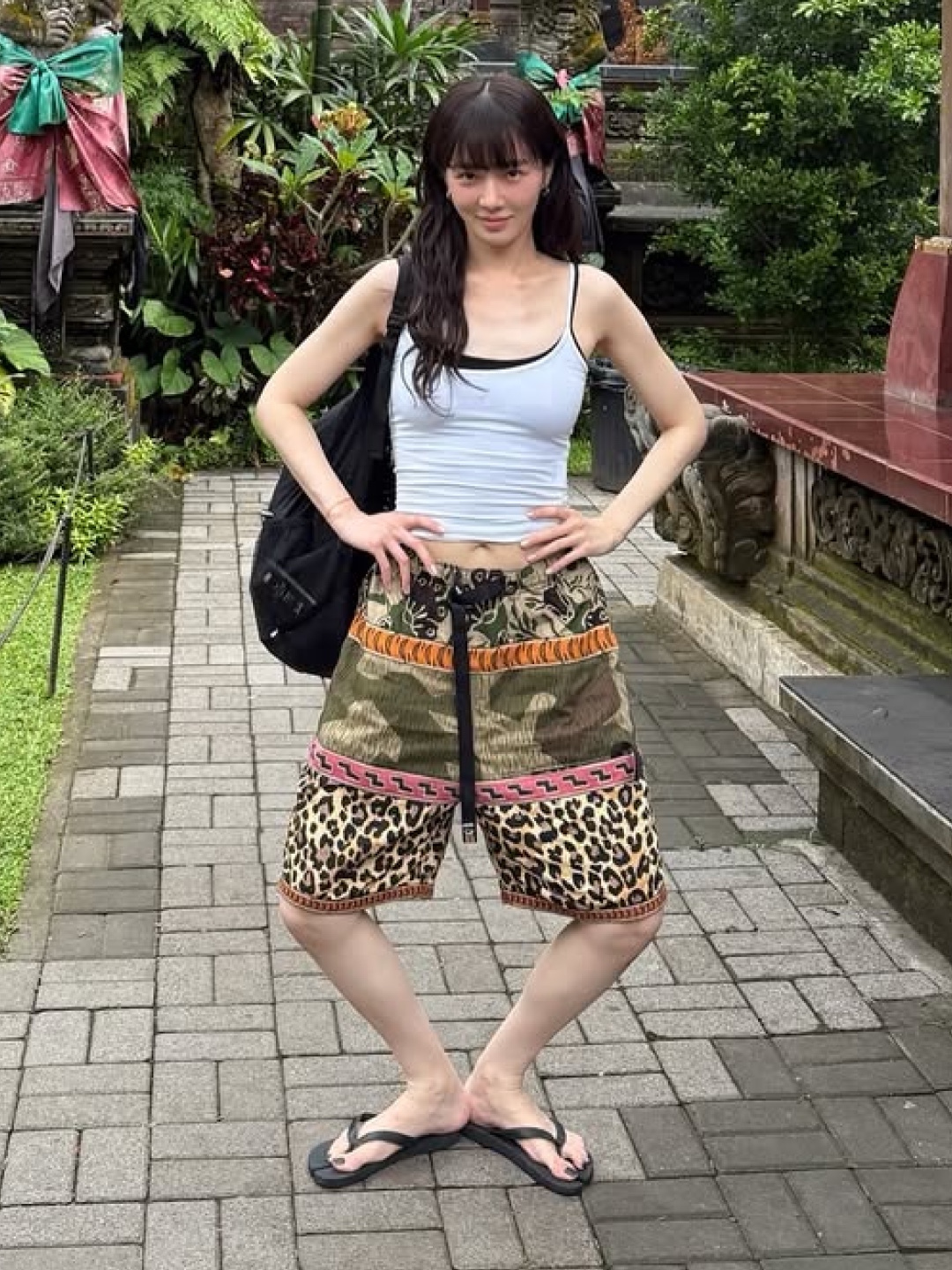 (W) Hunza G Jean Bikini Lime, Gentle Monster x Maison Margiela MM207 Black Gray 착용 스타일 - 3