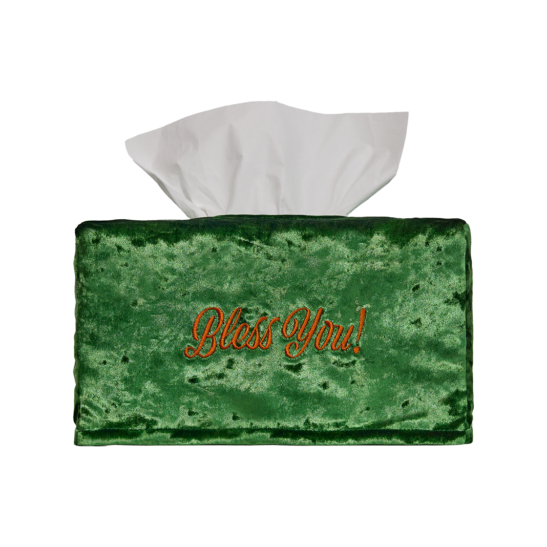_SAYTOUCHE80 Say Touche Velvet Tissue Case Green - 대표 이미지 #1
